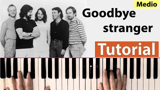 Como tocar Goodbye stranger(Supertramp) - Piano tutorial, partitura y mp3