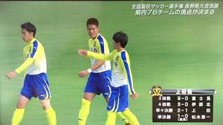 決勝/前半【東京都市大塩尻 vs 上田西】 第97回全国高校サッカー選手権大会長野県大会