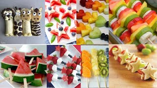 Fruit skewer ideas for kids/Fruit stick ideas for kids lunch box
