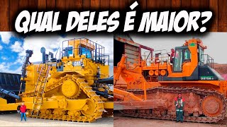 Os Tratores de Esteira Gigantes - Caterpillar D11 e Komatsu D575 - Documentário | Diesel Channel