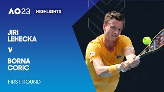Jiri Lehecka v Borna Coric Highlights | Australian Open 2023 First Round