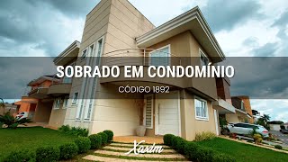 SOBRADO EM CONDOMÍNIO 195,34m² NO XAXIM, CURITIBA - PR