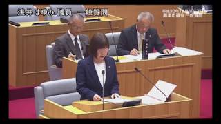 海津市議会　平成30年12月定例会一般質問（浅井まゆみ議員）　平成30年12月7日