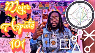 Introduction To Aspects🔮 (For Beginners) #MajorAspects #Beginners #Astrology #AstroFinesse