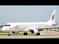 Eastern Airways Embraer 190 Take Off at Manchester Airport, 2024