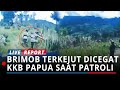 Beredar Video Brimob Terkejut Dicegat KKB Papua Saat Patroli, Ini Kata Satgas