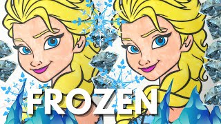 Disney's Frozen - Queen Elsa Coloring Video
