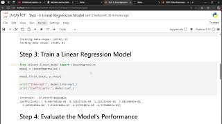 TechnoHacks EduTech | Task -3 Linear Regression Model | Machine Learning Internship |