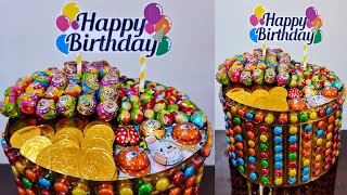 DIY KIDDIE-INSPIRED ROUND CANDY CAKE