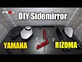 Modified side mirror | stock yamaha sidemirror and rizoma