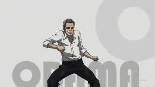 White man boondocks dance to Jersey club mix