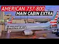 American Airlines B737-800 Main Cabin Extra - Miami to Pittsburgh