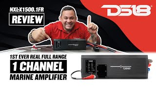 DS18 NXL 1-Channel Full-Range Class D IP67 Marine and Powersports Amplifier 1@OHM Stable