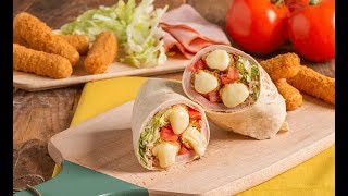 Hot Ham \u0026 Cheese Wrap - Farm Rich Easy Eats