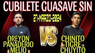 Chinito Tigre Chuyito 🆚 Oreyon Panaderio Melio | Cubilete Guasave Sinaloa | 27-Marzo-2024