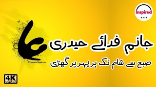 Jaanam Fida-e-Haideri | Ya Ali Mola Ali 2021 | Amjad Baltistani | Full Video  جانم فدائے حیدری