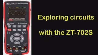 Exploring rectifiers, regulators, 555 ICs & waveforms with the ZOYI ZT-702S Scope & Meter - #160a