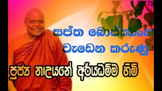 සප්ත බොජ්ඣංග වැඩෙන කරුණු ~ Most Ven Nauyane Ariyadamma thero