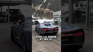 LE PAYS AVEC LE PLUS DE BUGATTI CHIRON 🇫🇷🏎️