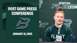 Jan. 31, 2025 - BOS v. NY - Post Game Press Conference