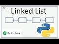Insert a node at the head of a linked list | HackerRank | PYTHON