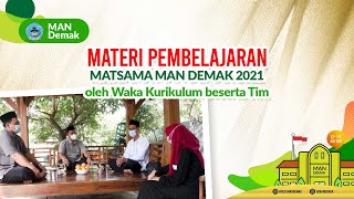 MATSAMA MAN DEMAK 2021_Kurikulum Pembelajaran