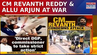 Telangana CM Revanth Reddy Condemns Attack on Allu Arjun's House, Orders Strict Action | Top News