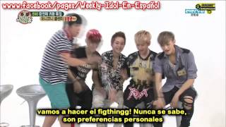 [Sub Español] 130814 weekly idol EXO (Parte 2) HD