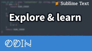 Exploring Odin without leaving your editor