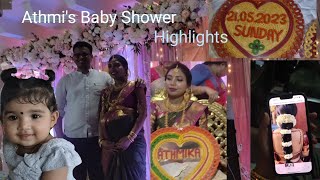 Athmi's baby shower|| Highlights#Mangalure stylebuntstradition