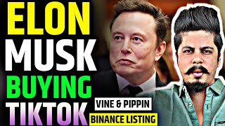 Elon Musk Buying Tiktok | Binance Lists Vine With 370000% Pump And Pippin