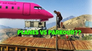 PRO GTA Online Deathmatch 162- PLANES VS PARKOUR