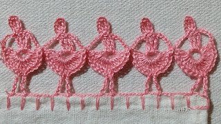 Barrado # 478 bailarinas carreira única @Canalcrocheparainiciantes