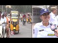 25 years later women police back on traffic duty in karimnagar v6 news