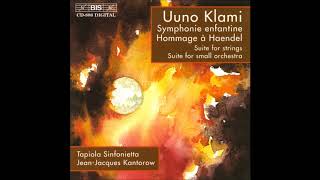 Uuno Klami (1900-61) : Symphonie enfantine Op. 17 (ca. 1928-29)