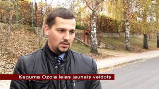 OgresTV: Ķeguma Ozola ielas jaunais veidols (25.10.2012)