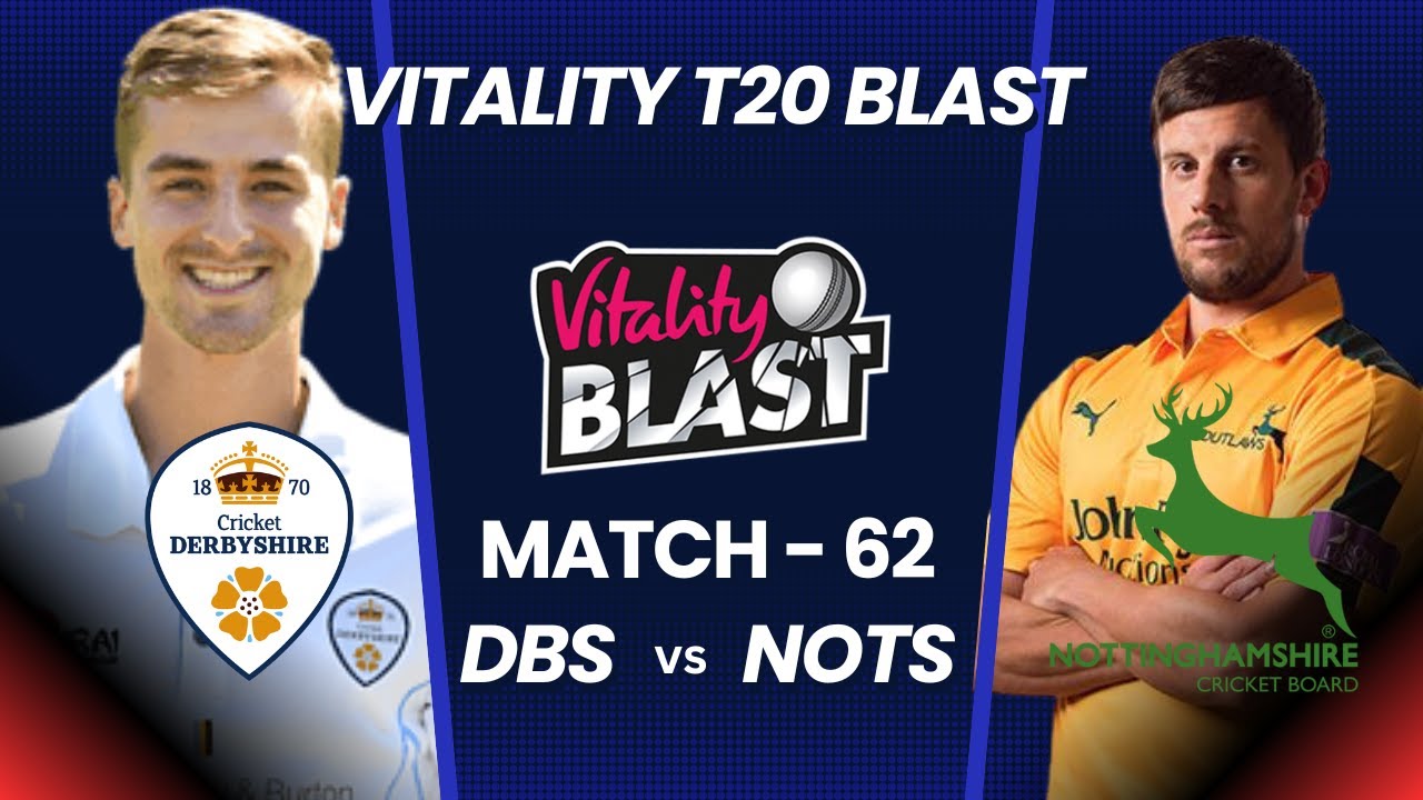 T20 Blast Live: Derbyshire Vs Nottinghamshire Live - DER Vs NOT Live ...