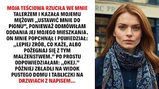 MOJA TEŚCIOWA RZUCIŁA WE MNIE TALERZEM I KAZAŁA MOJEMU MĘŻOWI „USTAWIĆ MNIE DO PIONU”, PONIEWAŻ