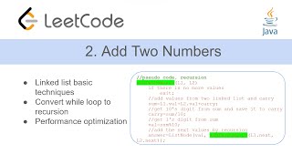 [LeetCode] 2. Add Two Numbers - Java - Recursion