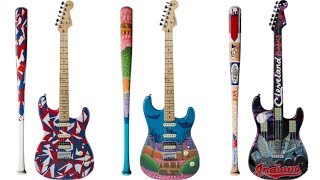 Look at These 31 Amazing Custom-Painted Fender Strats + Bats Being Auctioned Off For Charity | 2019