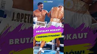 Brutalny nokaut i obrona tytułów #boks #mma #walka #ufc #boxing #sports #ring #fight