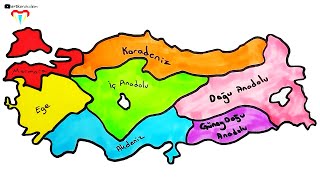 Türkiye Bölgeler Haritası Çizimi