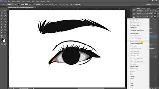 Vexel Art/Vector Art [Photoshop Tutorial] - Eyes Sample