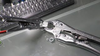 FACOM AUTOMATIC LOCK-GRIP PLIERS : Set \u0026 Forget Grip Pressure ! [580.6 \u0026 580.10]