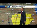 Tornado watch issued for much of central and eastern Iowa