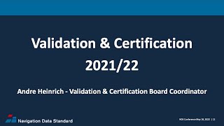 NDS Public Conference 2022 - NDS Validation \u0026 Certification