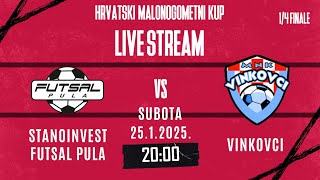 HRVATSKI MALONOGOMETNI KUP 1/4 finale | Stanoinvest Futsal Pula - MNK Vinkovci