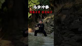 习拳必练的武术基本功，马步冲拳，增强力量，强壮筋骨，提升稳定性#武术基本功 #小动作大作用#全民健身