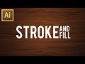 Stroke and Fill - Adobe Illustrator CS6 Tutorial