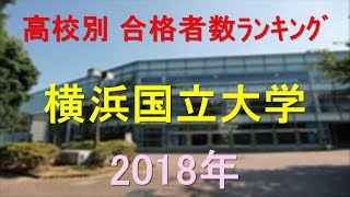 横浜国立大学 高校別合格者数ランキング 2018年【グラフでわかる】